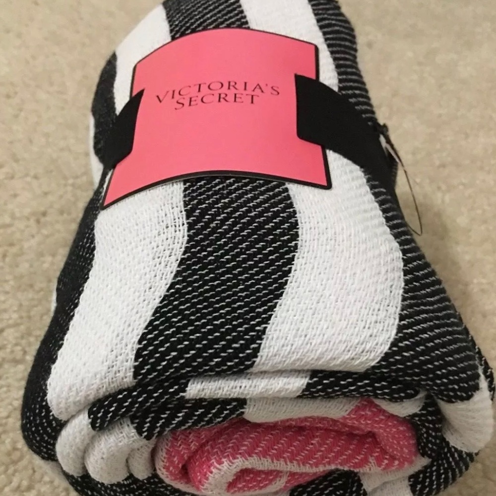 Victoria Secret Pink Beach Towel Blanket 50” by 60”